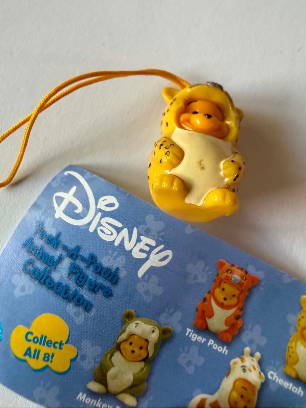 Vintage Disney Open Winnie The Pooh Peek a Pooh Series 5 Cheetah Dangle